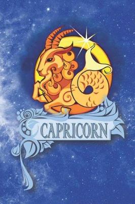 Book cover for Capricorn Zodiac Sign Horoscope Notebook Journal for Writing in