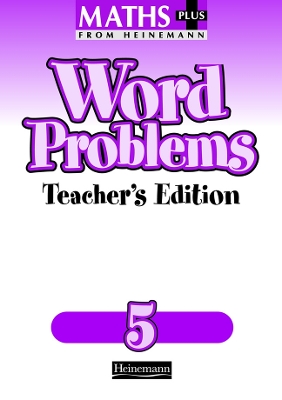 Cover of Maths Plus Word Problems 5: Teacher's Book