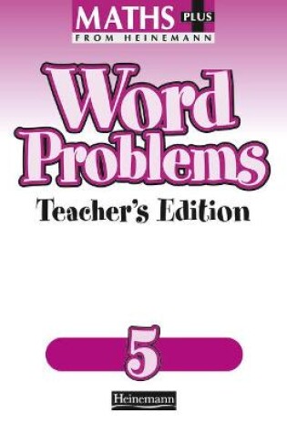 Cover of Maths Plus Word Problems 5: Teacher's Book