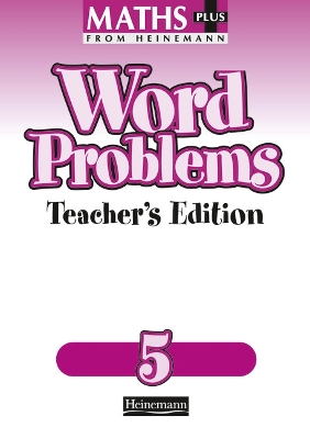 Book cover for Maths Plus Word Problems 5: Teacher's Book