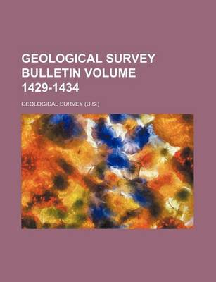 Book cover for Geological Survey Bulletin Volume 1429-1434