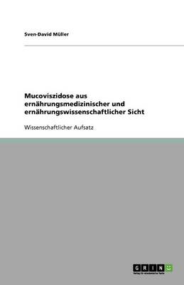 Book cover for Mucoviszidose aus ernahrungsmedizinischer und ernahrungswissenschaftlicher Sicht
