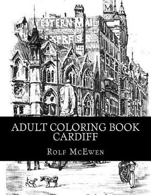 Book cover for Adult Coloring Book - Cardiff