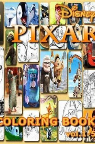 Cover of Disney Pixar Coloring Book Vol.1-5