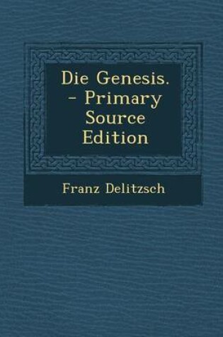 Cover of Die Genesis.