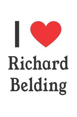 Book cover for I Love Richard Belding