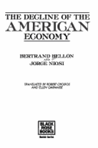 Cover of The Decline of the American Economy