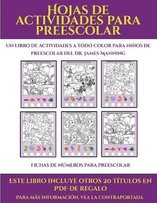 Cover of Fichas de números para preescolar (Hojas de actividades para preescolar)