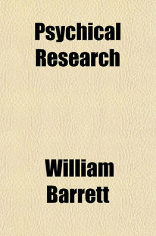 Cover of Psychical Research