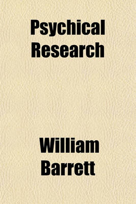 Book cover for Psychical Research