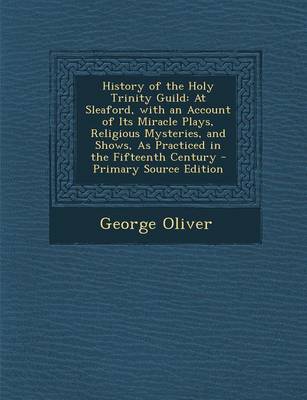 Book cover for History of the Holy Trinity Guild