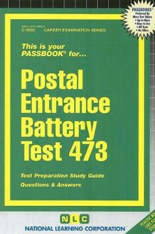 Cover of Postal Entrance Battery Test (473)