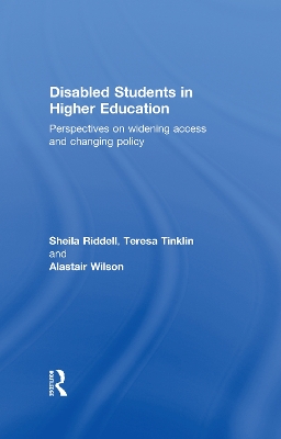 Book cover for Disabled Students in Higher Education