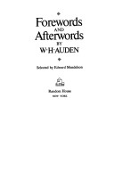 Book cover for Forewards and Afterwoods