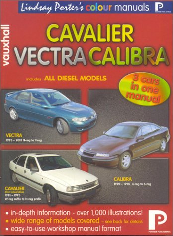 Book cover for Vauxhall Cavalier, Vectra, Calibra Colour Workshop Manual