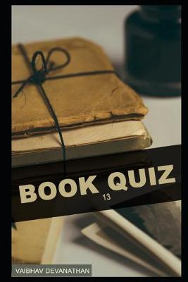 Book cover for Book Quiz - 13