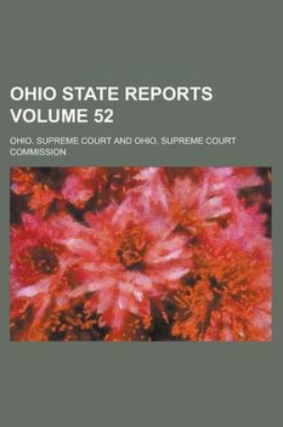 Cover of Ohio State Reports Volume 52