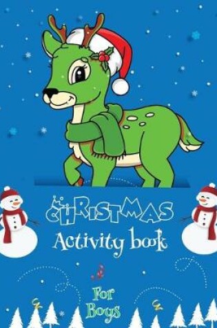 Cover of Christmas Activity Book For Boys