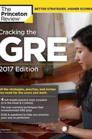 Cover of Cracking The Gre With 4 Practice Tests, 2017 Edition