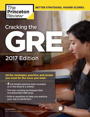 Book cover for Cracking The Gre With 4 Practice Tests, 2017 Edition