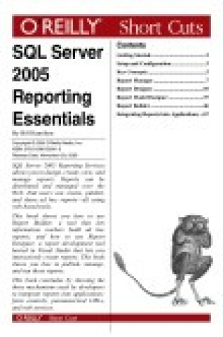 Cover of SQL Server 2005 Reporting Essentials