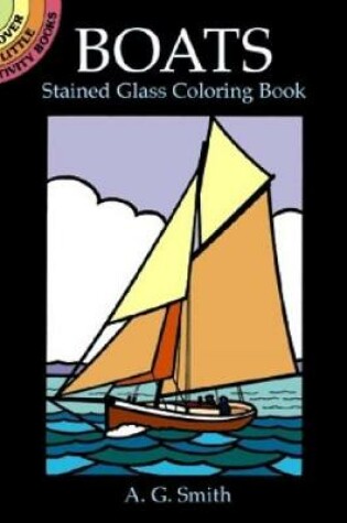 Cover of Boats Stained Glass Coloring Book