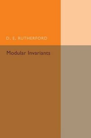 Cover of Modular Invariants