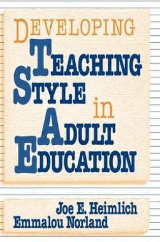 Cover of Developing Teaching Style in Adult Education