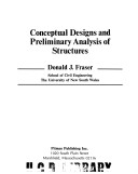 Book cover for Conceptual Design and Preliminary Analysis of Structures