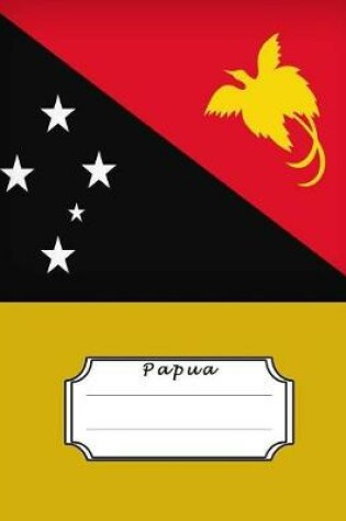 Cover of Papua New-Guinea Flag Composition Notebook College Ruled