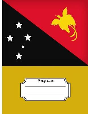 Book cover for Papua New-Guinea Flag Composition Notebook College Ruled