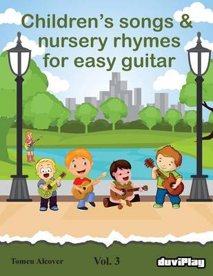 Book cover for Children's songs & nursery rhymes for easy guitar. Vol 3.