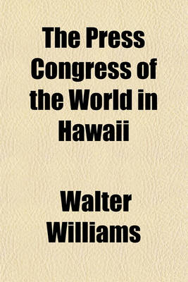 Book cover for The Press Congress of the World in Hawaii