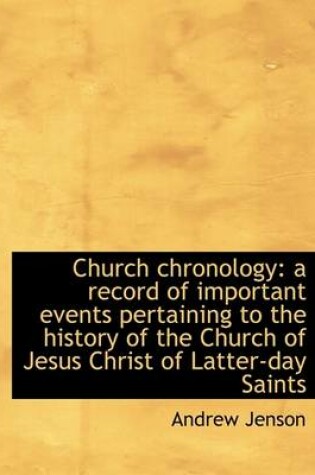 Cover of Church Chronology