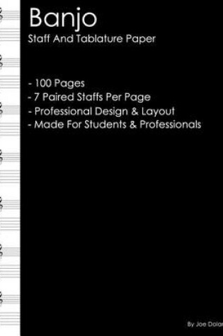 Cover of Banjo - Staff And Tablature Paper