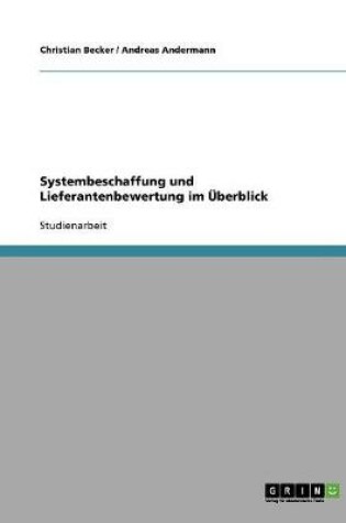 Cover of Systembeschaffung und Lieferantenbewertung im Überblick