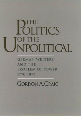 Book cover for The Politics of the Unpolitical