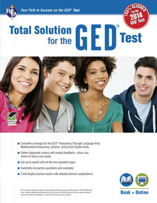 Book cover for GED(R)Test, Rea's Total Solution for the 2014 GED(R) Test