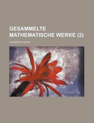 Book cover for Gesammelte Mathematische Werke (2)