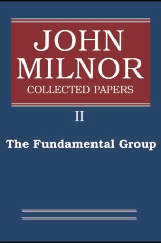 Cover of John Milnor Collected Papers