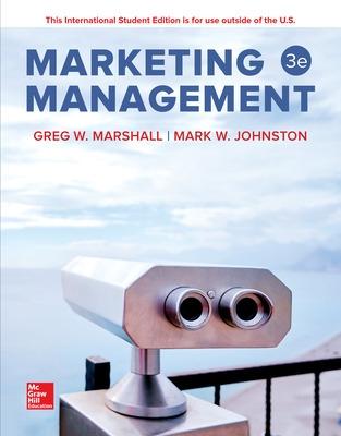 Book cover for ISE Marketing Management