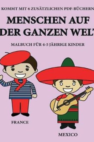 Cover of Malbuch für 4-5 jährige Kinder (Menschen auf der ganzen Welt)