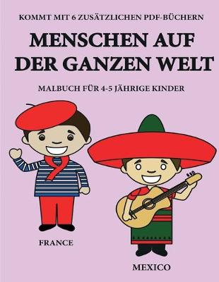 Cover of Malbuch für 4-5 jährige Kinder (Menschen auf der ganzen Welt)