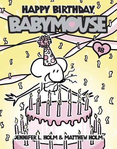Book cover for Happy Birthday, Babymouse
