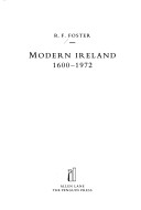 Book cover for Modern Ireland, 1600-1972