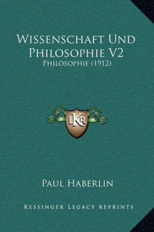 Cover of Wissenschaft Und Philosophie V2