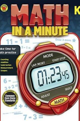 Cover of Math in a Minute, Grade K
