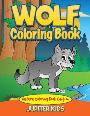 Book cover for Wolf Coloring Book