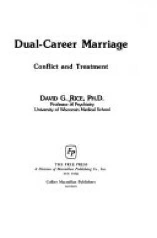 Cover of Dual Career Marriage