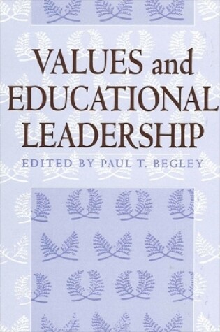 Cover of Values and Educational Leadership
